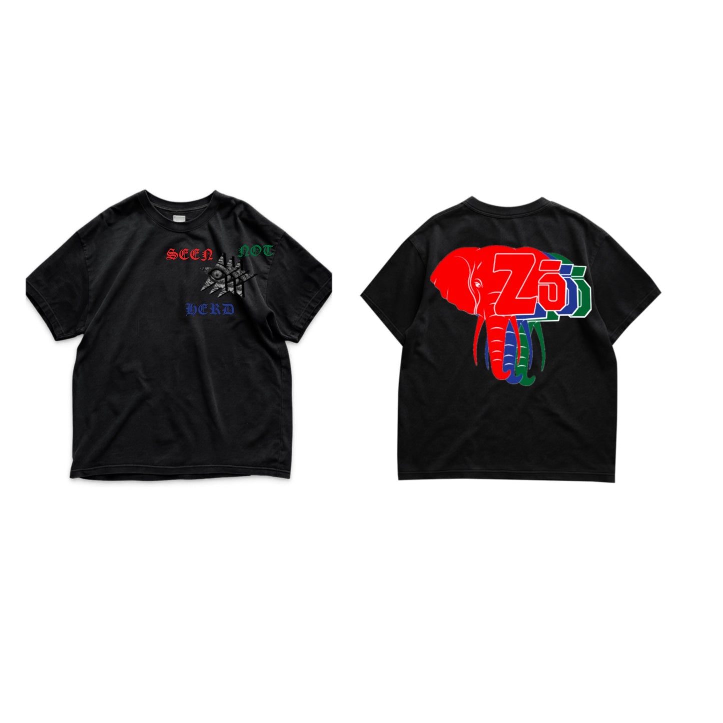 Seen Not Herd B/R/G Tee