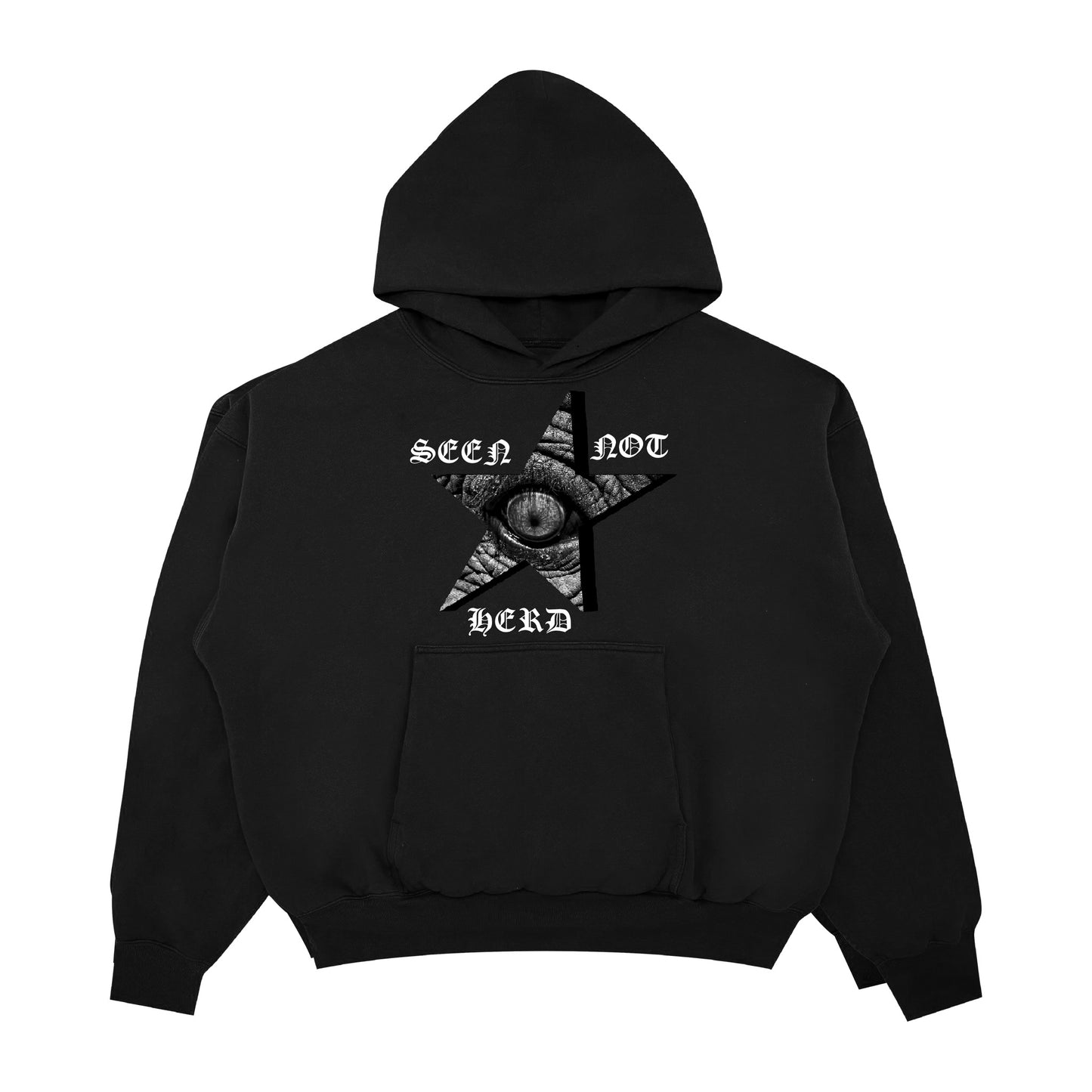 Seen Not Herd B/W Hoodie
