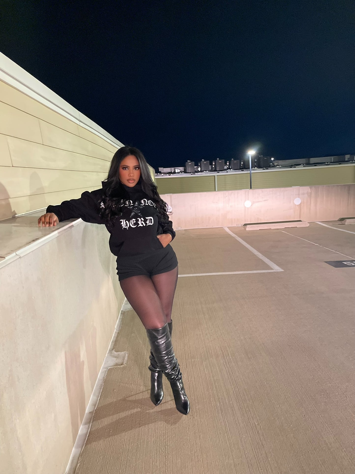 Seen Not Herd B/W Hoodie