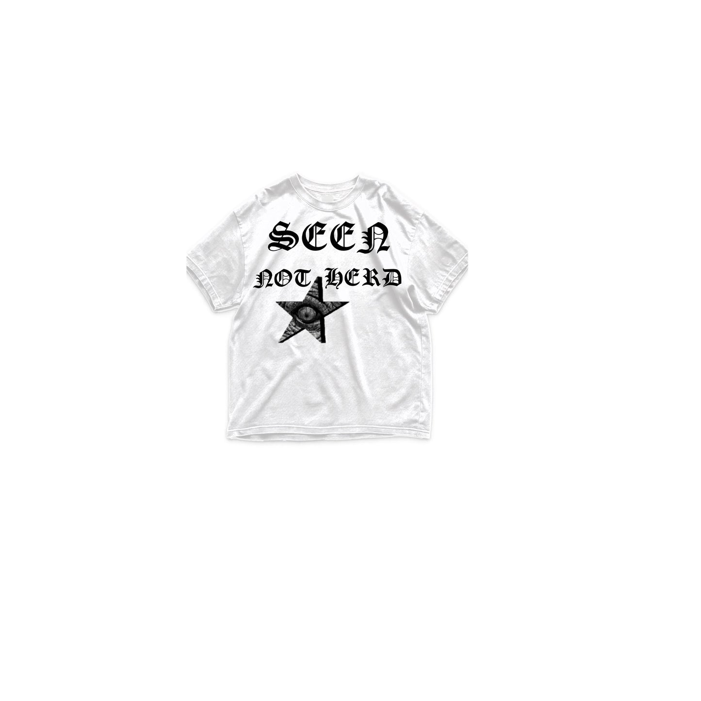 Seen Not Herd White Tee
